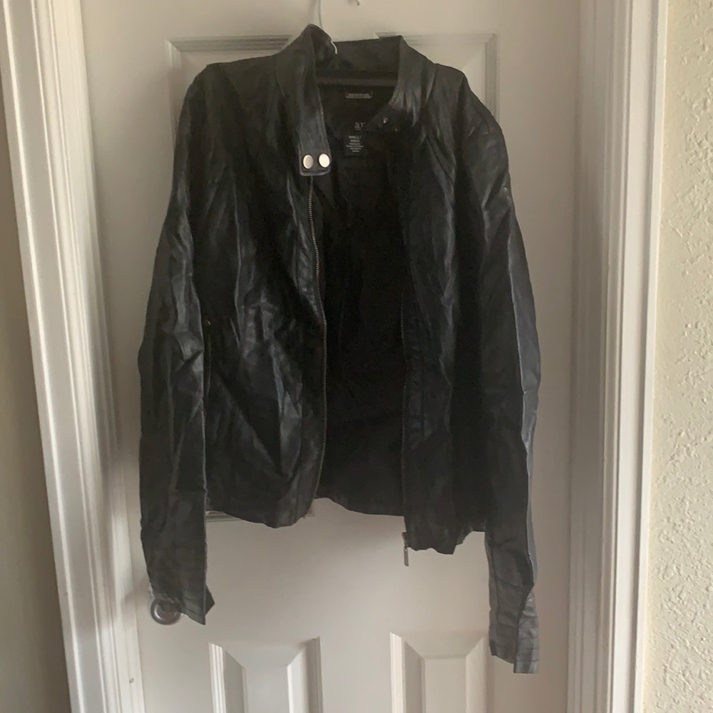 Faux Leather Jacket